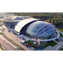 Verzinkter Stahlrahmenbogengebäude Typ Gla Atrium Rahmen Dachdach DOME DOAL